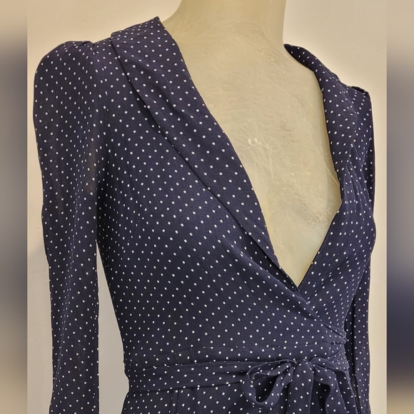 Reformation blue polka dot dress - Picture 4 of 7